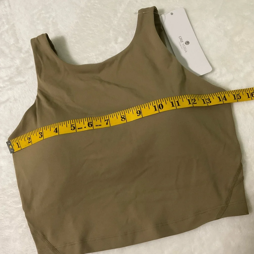 CRZ YOGA High Neck Tank Top Cropped Size S (4/6) - Picture 3 of 7